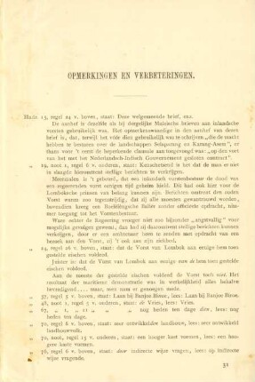 Opmerkingen en verbeteringen