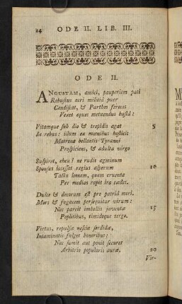 24-39, Ode II.; Remarques; Notes