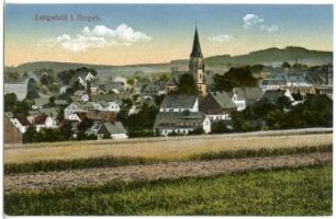Lengefeld. Blick auf Lengefeld