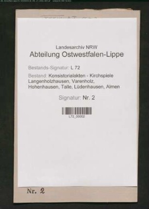 Spann- und Handdienste für die Kirche