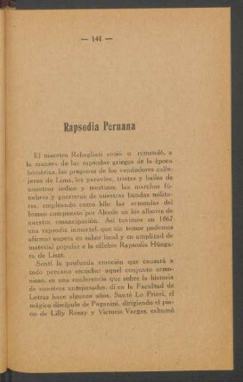 Rapsodia peruana