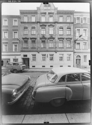 Meißen-Altstadt, Fährmannstraße 7. Wohnhaus (um 1870). Straßenfront