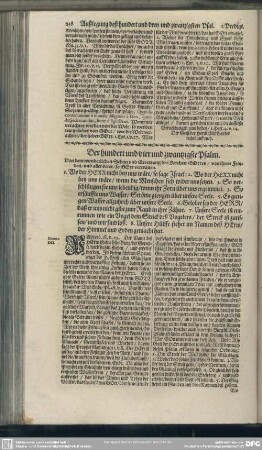 Die Predigten über den hundert und vier und zwantzigsten Psalm