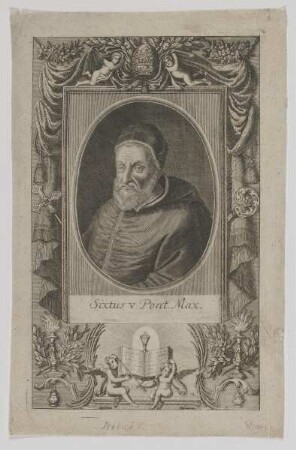 Bildnis Sixtus V. Pont. Max.