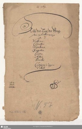 Als der Tag der Pfingsten erfüllet war - Mus.1696-E-512 : V (3), orch, bc