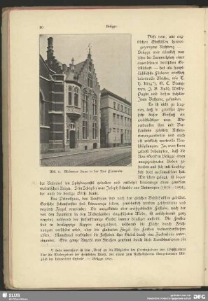 Modernes Haus in der Rue Flamande