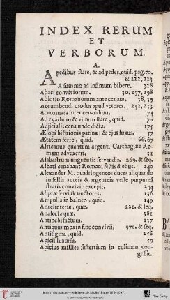 Index rerum et verborum