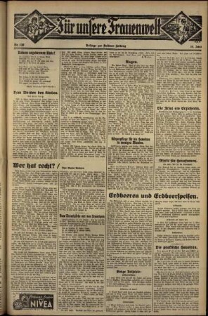 Zweite Ausgabe vom Donnerstag, den 21. Juni 1934.
