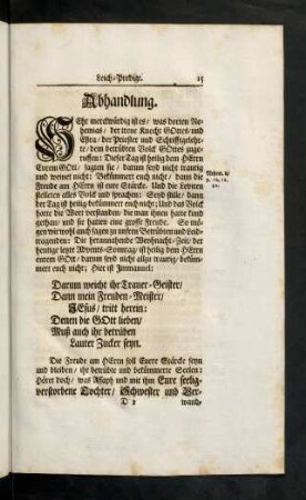 15-42, Abhandlung