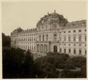 Würzburg, Würzburger Residenz, Gartenseite