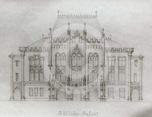 Aufriss des Stadttheaters Danzig von S