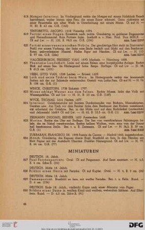 Miniaturen (NR. 827-849)