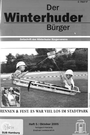 Heft 5 / Oktober 2005 : Zeitschrift des Winterhuder Bürgervereins