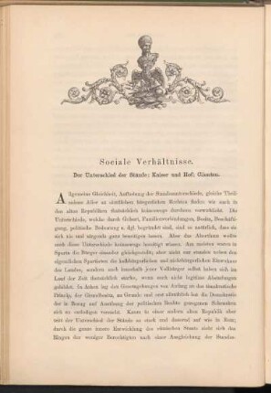 Sociale Verhältnisse.