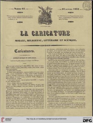 Numéro 65 (26 Janvier 1832)