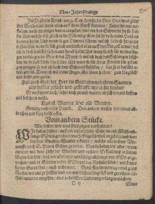 Vom andern Stücke.