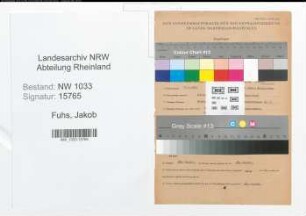Entnazifizierung Jakob Fuhs , geb. 07.02.1891 (Polizeiinspektor)