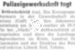 Polizeigewerkschaft tagt