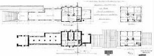 Oberlenningen: Empfangsgebäude mit Güterschuppen Grundrisse UG,EG,1.OG,DG,