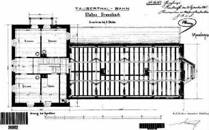 Bronnbach (Tauber): Empfangsgebäude Grundriss 2.Stock
