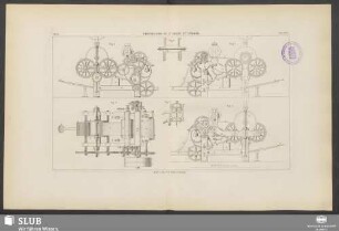 Pl. XVI. Machines à réunir