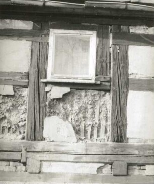 Dörnthal (Pfaffroda-Dörnthal), Hauptstraße 163 (Hof Nr. 73). Dreiseithof. Wohnstallhaus. Ausfachung