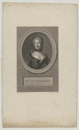 Bildnis der Mme. Du Châtelet