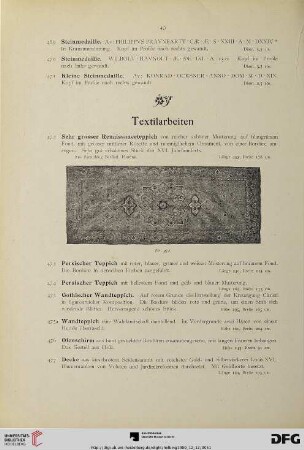 Textilarbeiten (Nr. 472-500)
