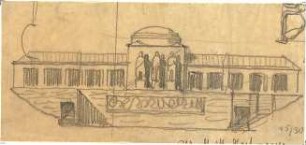 Fischer, Theodor; Köln; Werkbundausstellung, Wandelhalle - Ansicht