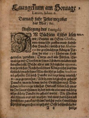 Eine christliche Predigt aus dem Evangelio Laetare ... bey der Huldigung zu Wittenberg