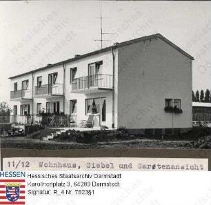 Groß-Gerau, Straßenmeisterei / Bild 1 und 2: Wohnhaus, Außenansichten