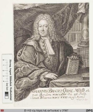 Bildnis Johann Daniel Gohl