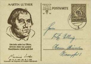 Martin Luther - Ich suche nicht das Meine [...]