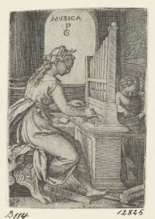 Musica, Blatt 5 der Folge "Sieben freie Künste"
