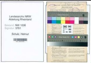 Entnazifizierung Helmut Schulz , geb. 29.10.1905 (Zollsekretaer)