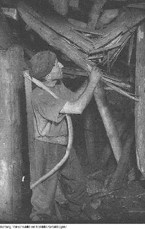 Freital. Paul-Berndt-Schacht, Februar 1946 & Freital. Paul-Berndt-Schacht, Arbeitsalltag, 1946