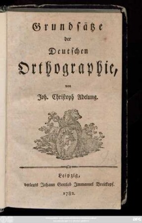 Grundsätze der Deutschen Orthographie