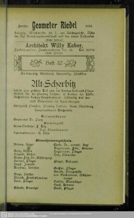 Einwohnerverzeichnis : Einwohnerverzeichnis