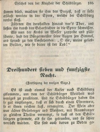 Dreihundert sieben und funfzigste Nacht