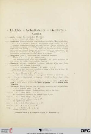 Ausland (Nr. 1151 - 1251)