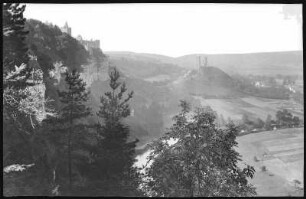 Rudelsburg. Rudelsburg und Ruine Saaleck