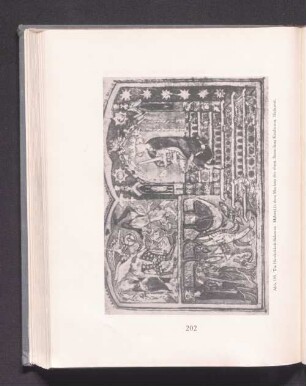 Abb. 135. Die Herrlichkeit Salomons. Malerei in den Machsor der ehemaligen Sammlung Kaufmann, Budapest.