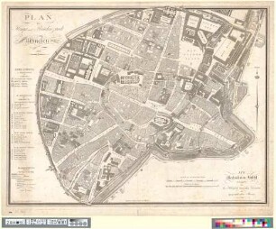 Plan der Haupt und Residenzstadt München