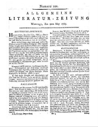 Neues A, B, C, und Sylbenbuch zur leichten Erlernung des Lesens. Sorau: Winkler [s.a.]