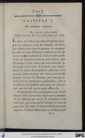 Chapitre V. Des tribunaux criminels.