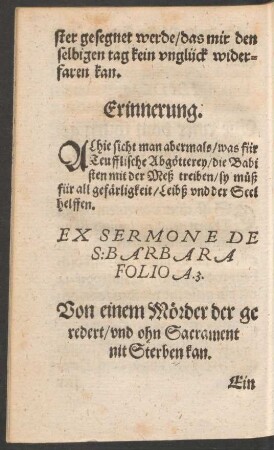 Von einem Mörder der geredert/ und ohn Sacrament nit Sterben kan.
