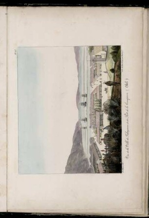 P. VI. Vue de la Ville de Talçaquano et du Port de la Conception (Chili)