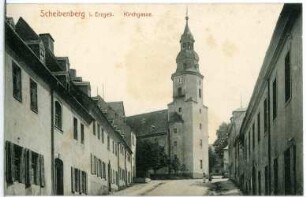 Scheibenberg. Kirchgasse