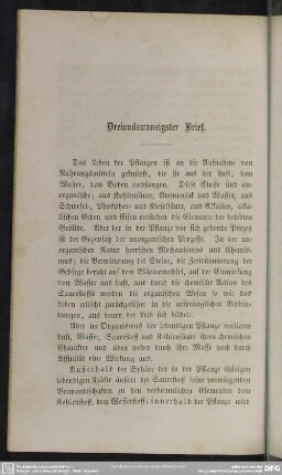 Dreiundzwanzigster Brief