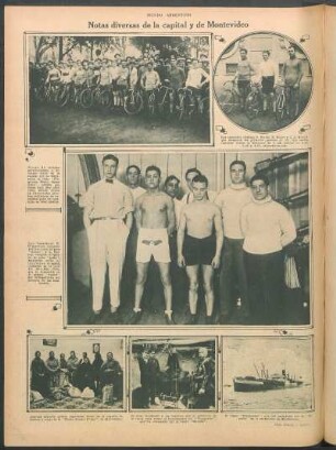Notas diversas de la capital y de Montevideo [Fotografías]